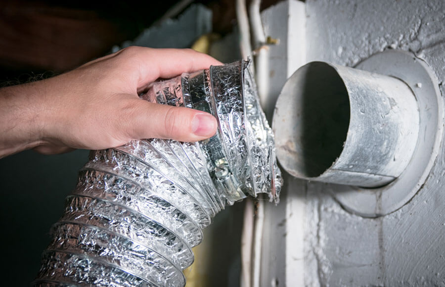 Dryer vent cleaning services from Cool Connections, Inc.